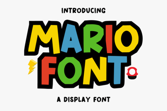 Custom Mario Font Design & Creative Projects