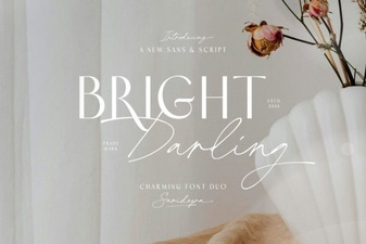 Creative Font Pairings with Bright Darling Duo