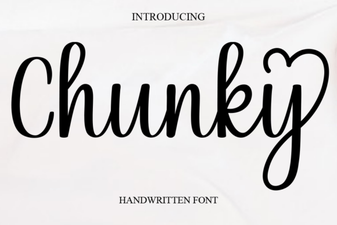 Chunky Fonts for Bold & Creative Design Projects