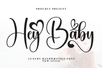 Hey Baby Font Inspiration and Creative Projects