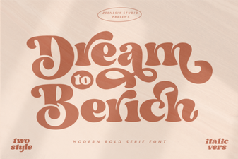 Dream to Berich Font: a Creative Design Toolkit